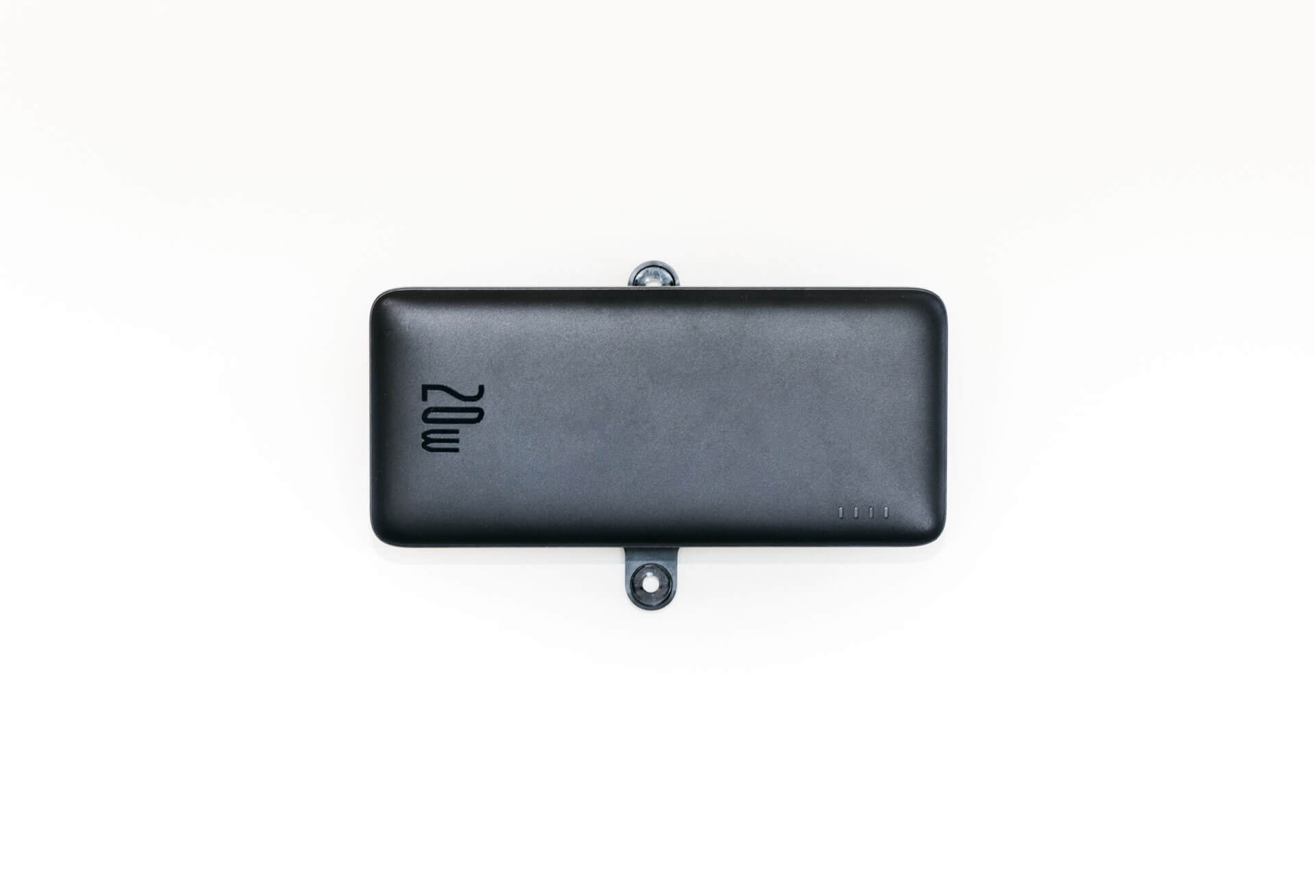 A battery bank mounted to the wall using the Mechanism Wall Mount Innie