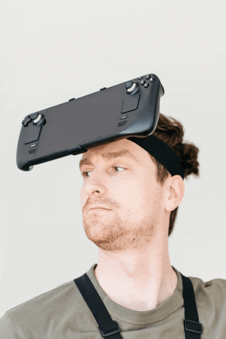 DeckMate Creator Made a GoPro Mount for the Steam Deck, And You Can Attach It Anywhere 3 Console Man Go Pro