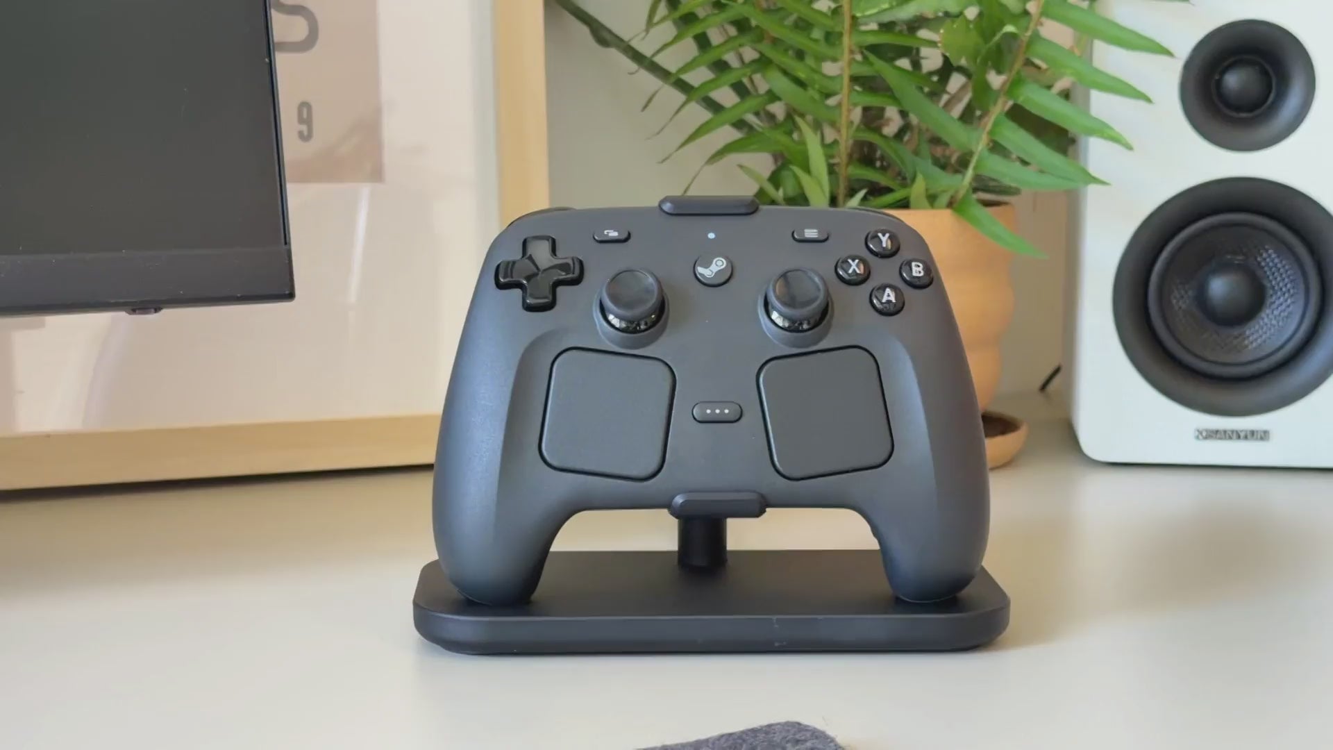 Load video: steam controller 2 charging dock in motion